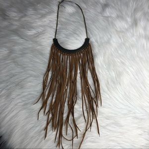 American Eagle Boho Fringe Necklace